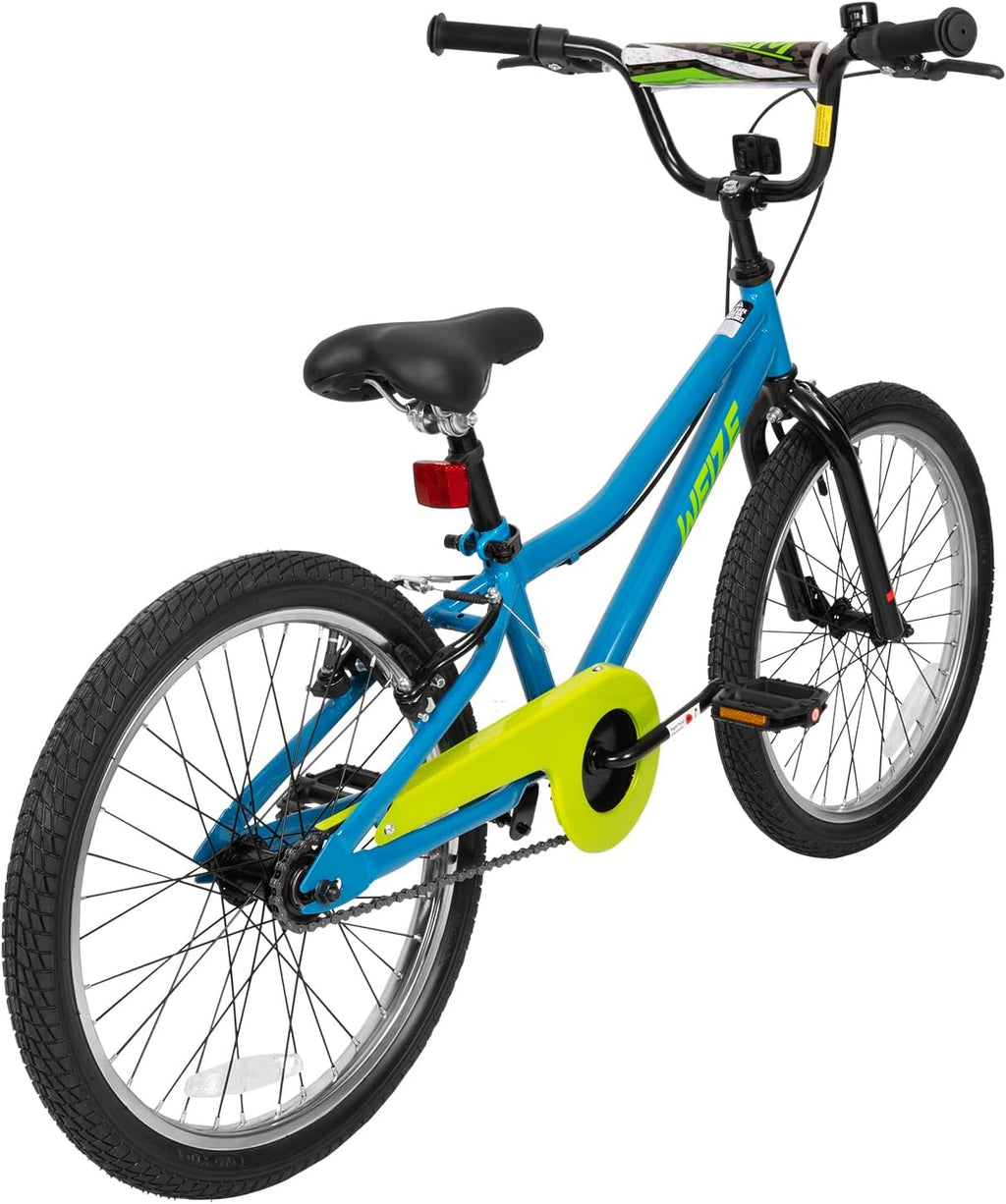 WEIZE Kids Bike, Children Bicycle for Boys & Girls Ages 4-12 Years Old, Rider Height 41-62 Inch, Adjustable Seat & Handlebars, Coaster Brake, Multiple Color Options
