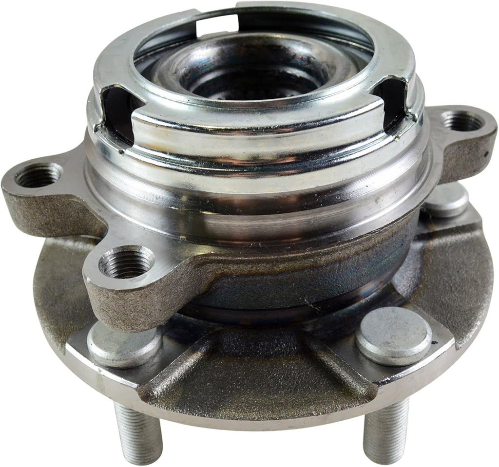 TRQ Front and Rear Wheel Bearing and Hub Assembly Set 4 Piece Compatible with 10-12 Nissan Altima SR 13-18 Altima 09-14 Maxima 16-20 Maxima 2021 Maxima to 9-30-20 Production Date 13-20 Pathfinder FWD