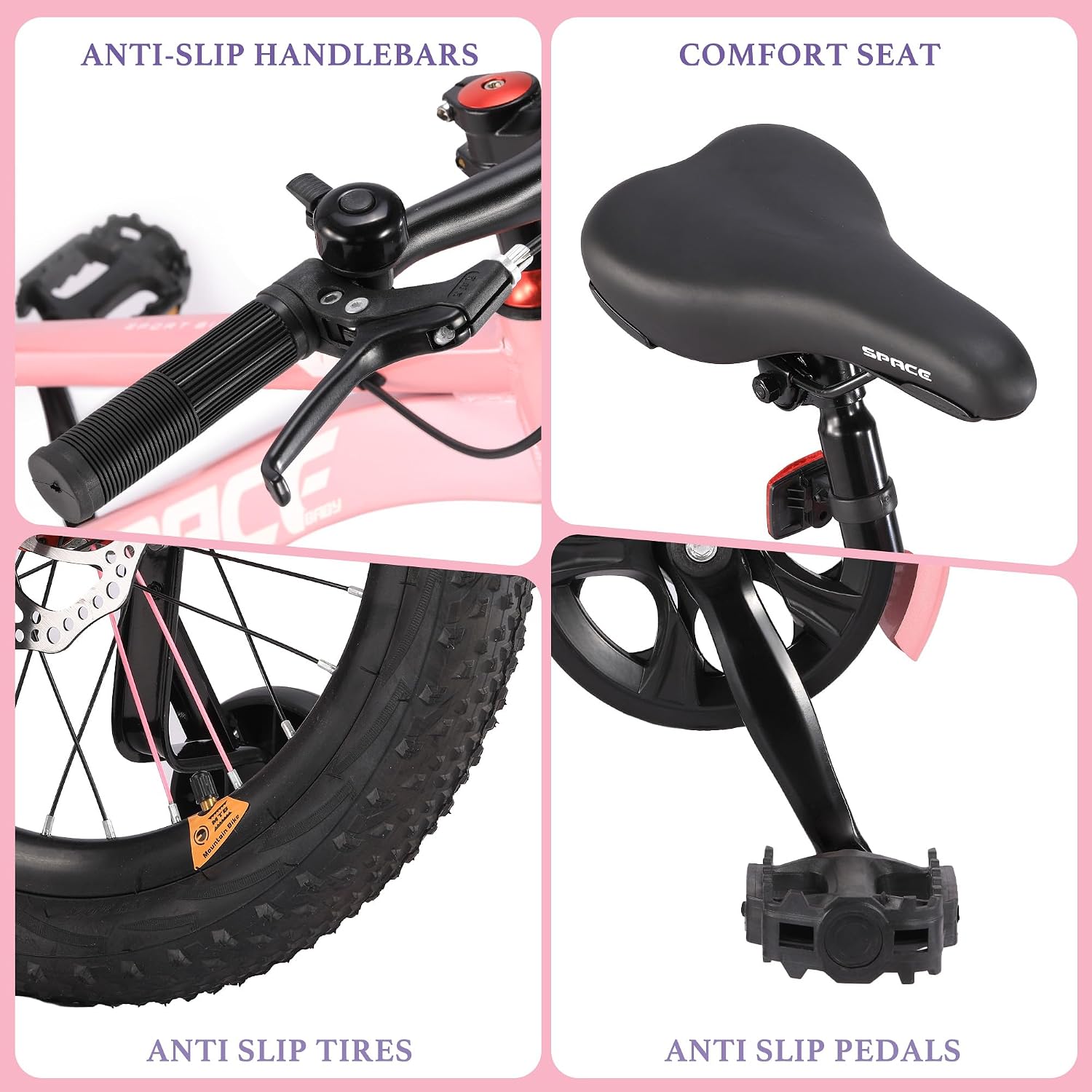 Kids Bike-18 20 Inch Bike for Boys and Girls Bicycle with Adjustable Seat and Handbrake, Bikes for Kids 7-13