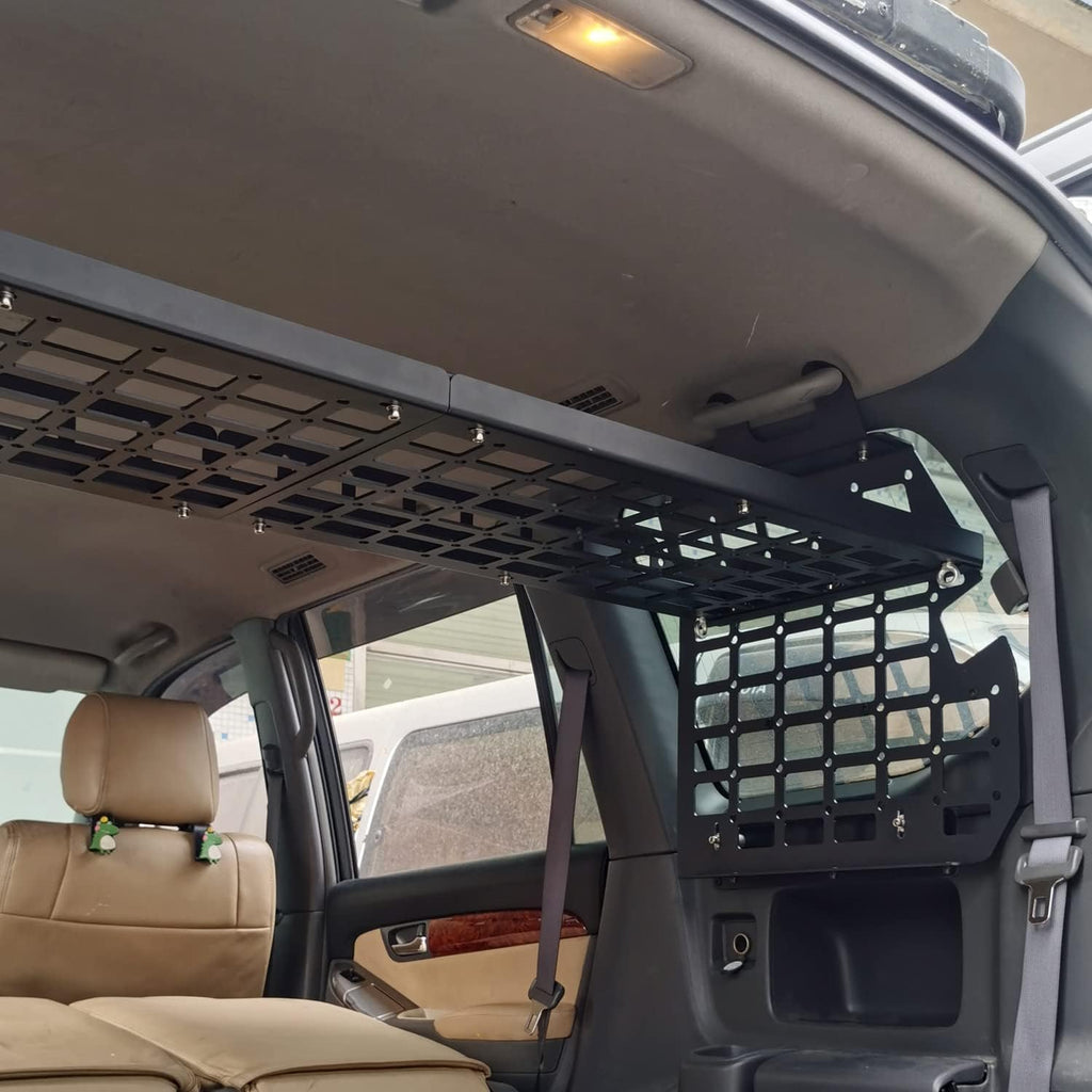 ITrims Modular Storage Molle Panel for Toyota Land Cruiser Prado J120 Lexus GX 470 GX470 2003-2009 Car Accessories Cargo Rack Basket Interior Luggage Carrier Trunk Shelf Hanging Boards Organizer