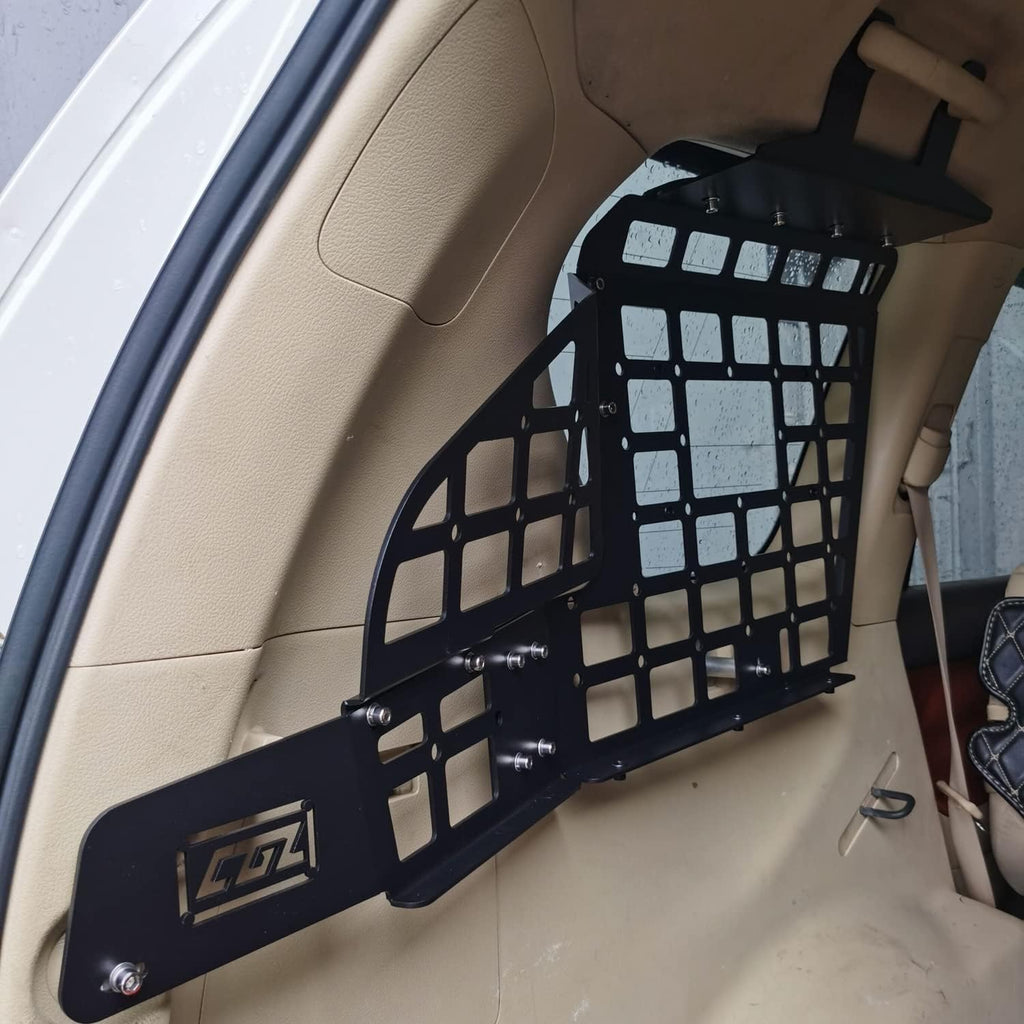 ITrims Car Trunk Organizer for Toyota Prado J150 / Lexus GX460 2010-2024 Accessories Modular Storage Molle Panel Shelf Rear Trunk Luggage Carrier Hanging Boards(No Speaker)