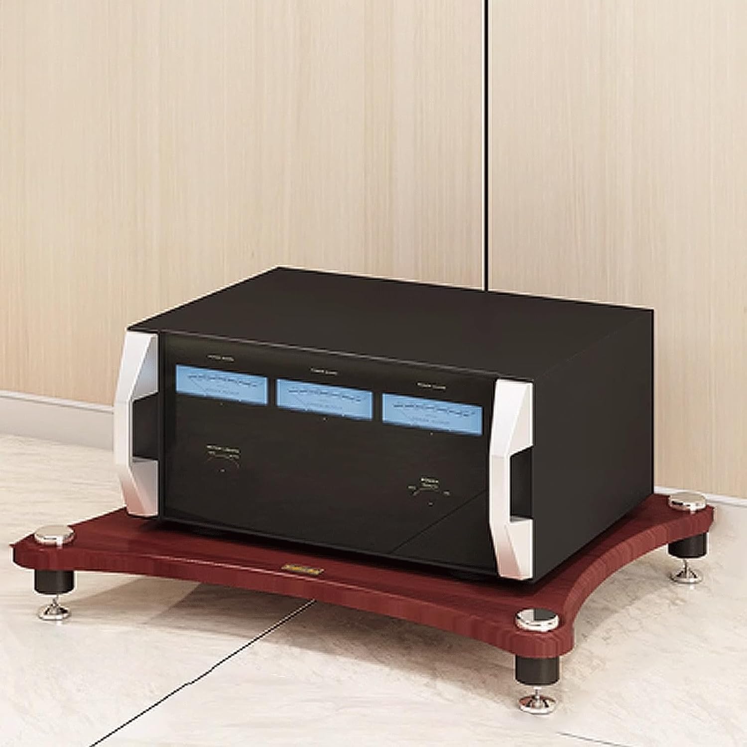 Audio Rack Stand - Heavy Duty Media Storage Tower for Audio Equipment, 2 Layers