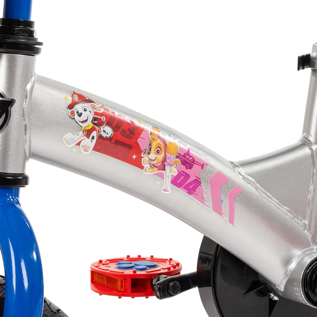 Huffy Paw Patrol Kids' Bikes, Sizes 12/16 Inch, Beginner Rider, Multiple Designs and Color Options Available, Removable Training Wheels Included, Fun Paw Patrol Graphics
