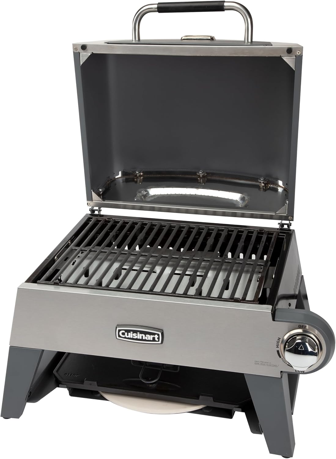Cuisinart Portable 3-in-1 Grill, Griddle, and Pizza Oven, Perfect for BBQs