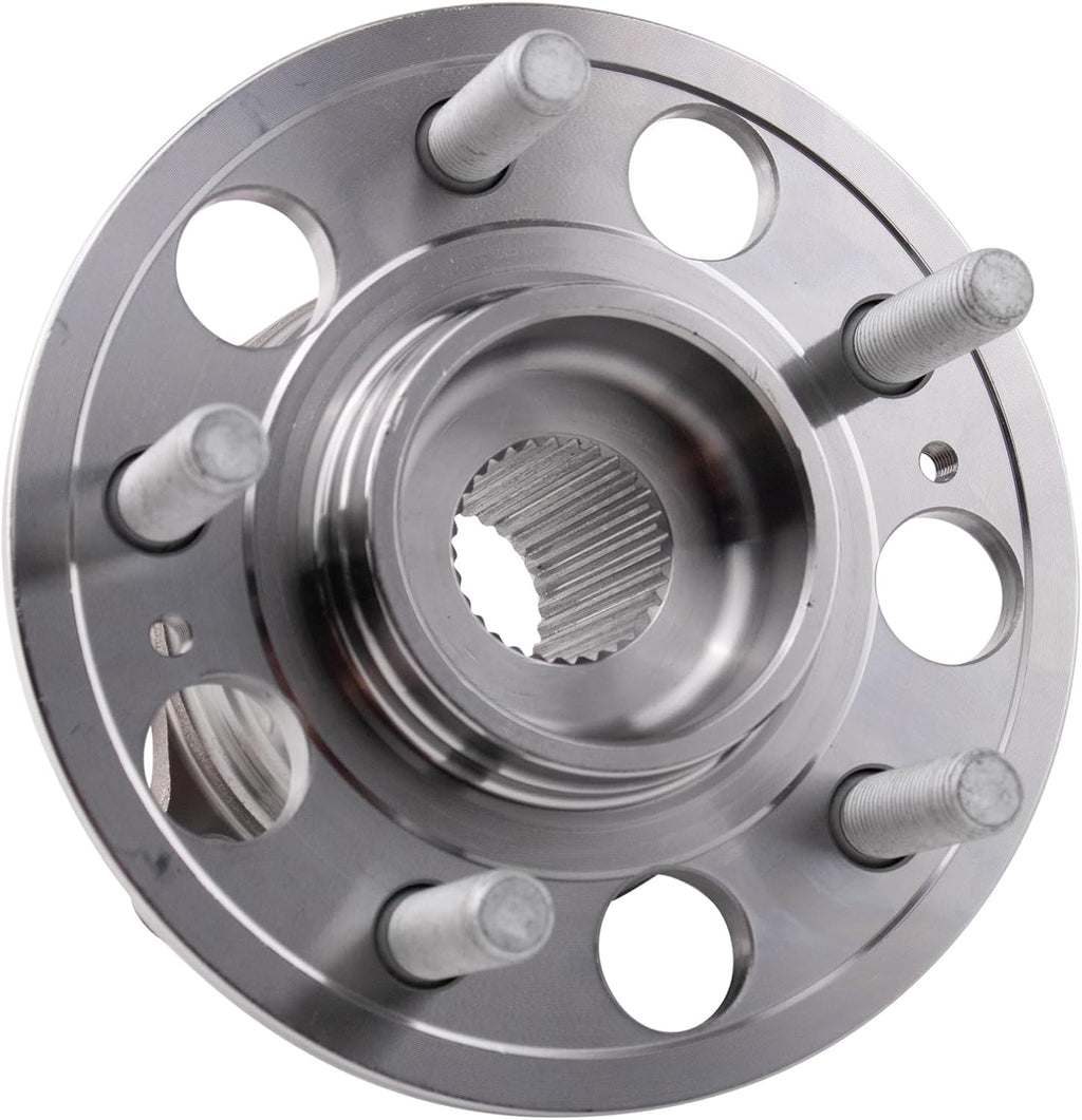 TRQ Left and Right Wheel Bearing and Hub Assembly Set 2 Piece Compatible with 2019-2022 Genesis G70 2019-2022 G70 AWD 2018-2019 Kia Stinger 2018-2019 Stinger AWD