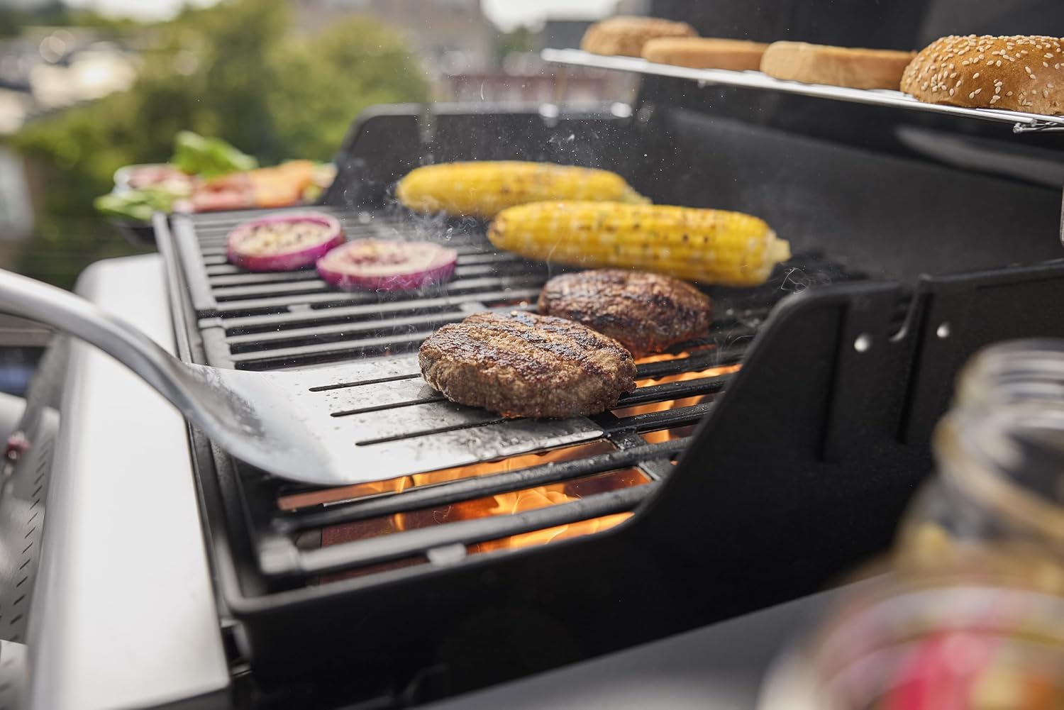 Weber Spirit E-210 Liquid Propane Gas Grill for Outdoor Cooking and BBQ, 2 Burners, Black – Porcelain-Enameled Cast-Iron Grates & Snap-Jet Ignition