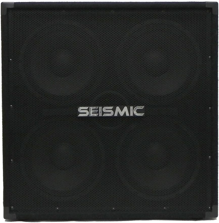 Seismic Audio - 410 Bass Guitar Speaker Cabinet PA DJ 800 Watts 4x10 4 10