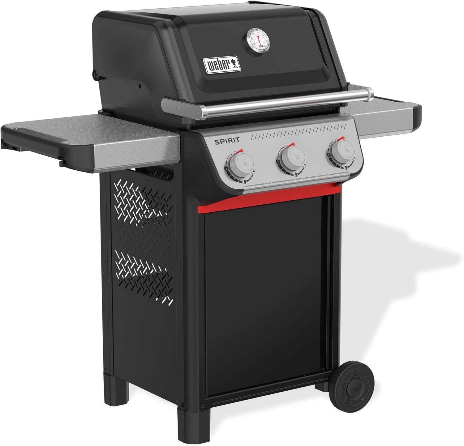 Weber Spirit E-310 Liquid Propane Gas Grill for Outdoor Cooking and BBQ, 3 Burners, Black – Porcelain-Enameled Cast-Iron Grates & Snap-Jet Ignition