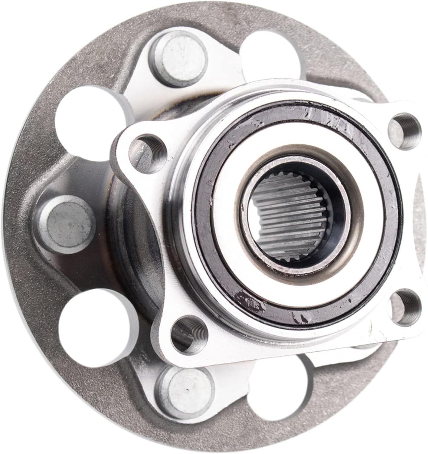 TRQ Rear Left and Right Wheel Bearing and Hub Assembly Set 2 Piece Compatible with 19-23 Toyota RAV4 All Wheel Drive 20-23 Camry All Wheel Drive 21-23 Venza 22-23 Corolla Cross All Wheel Drive