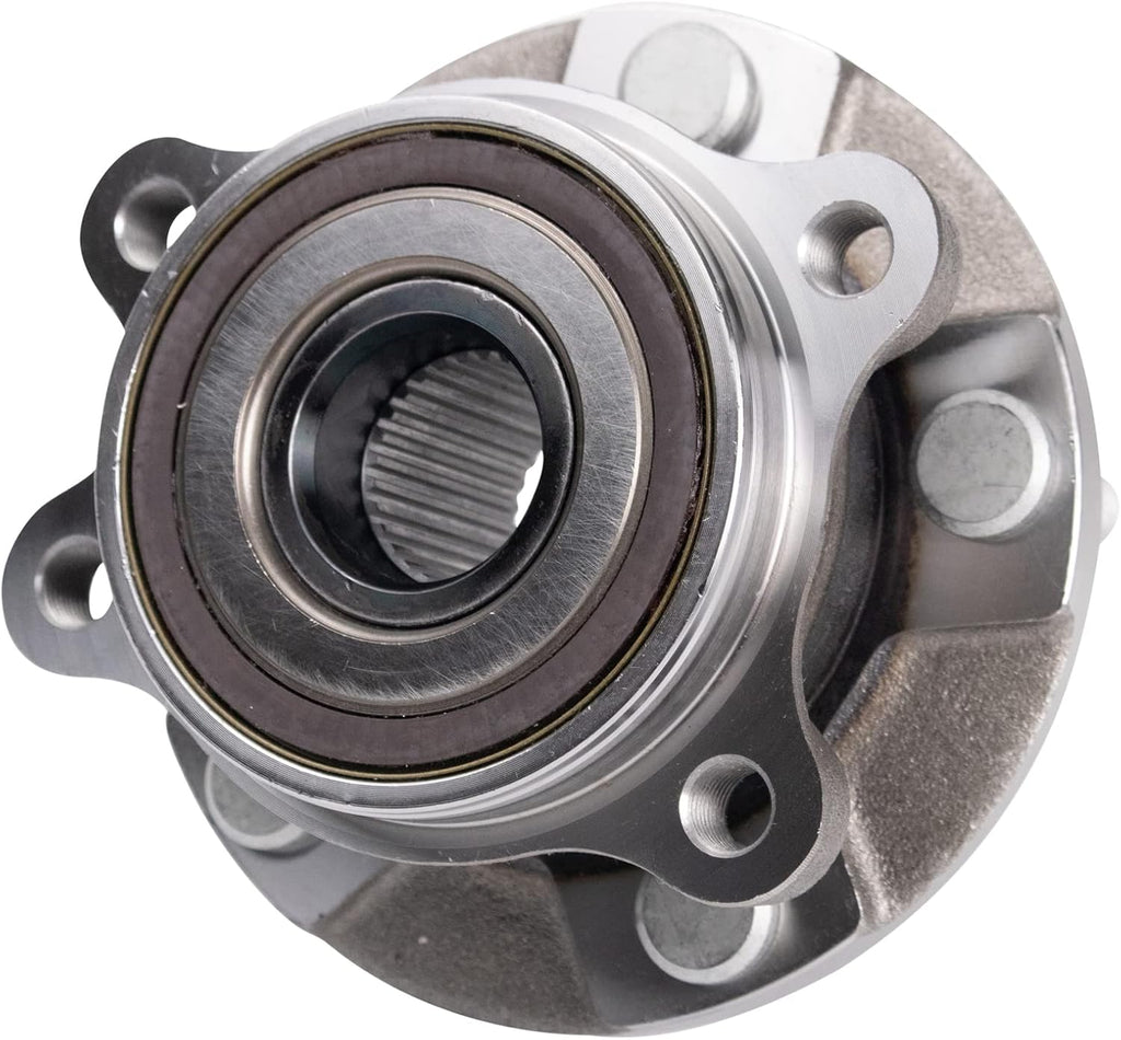 TRQ Front Left and Right Wheel Bearing and Hub Assembly Set 2 Piece Compatible with 2015-2017 Lexus NX200t 2018-2021 NX300 2015-2020 NX300h 2021 NX300h Luxury Base Model