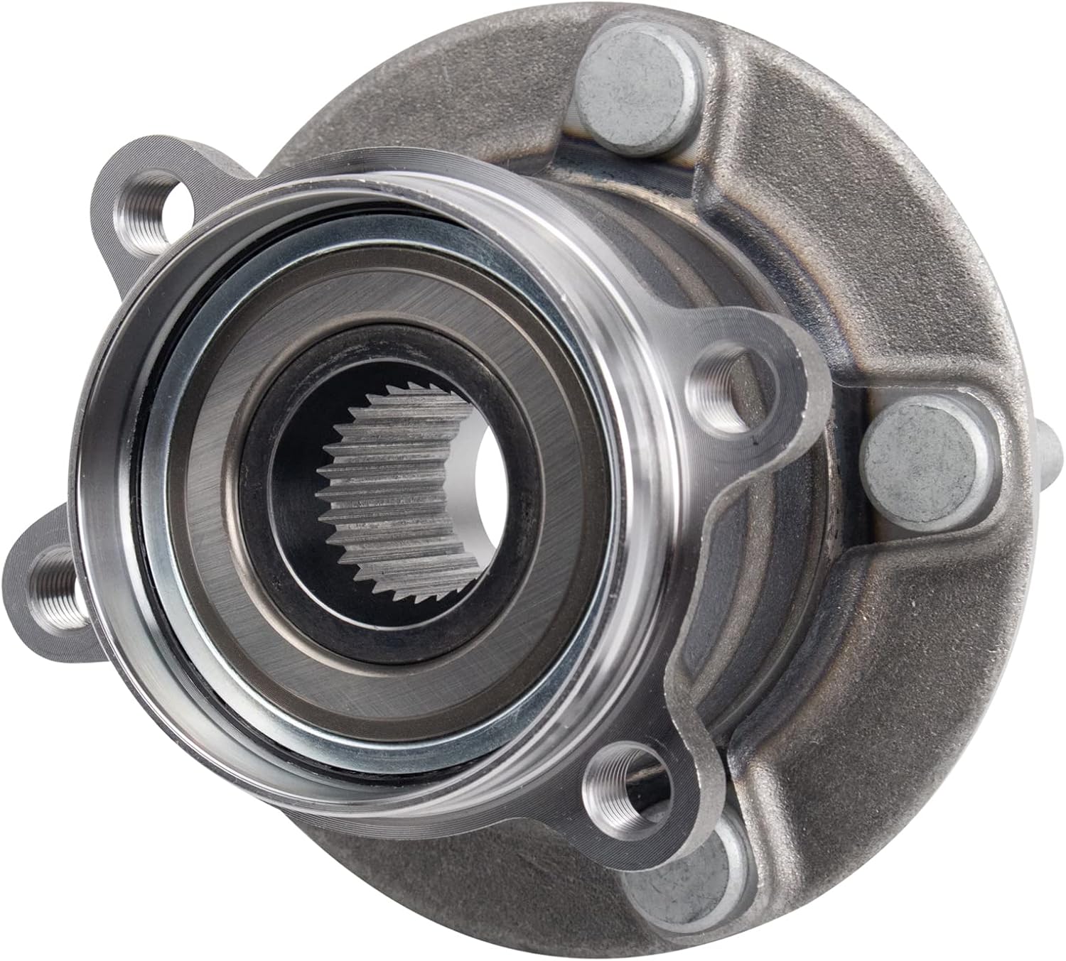 TRQ Rear Driver and Passenger Side Wheel Bearing and Hub Assembly Set 2 Piece Compatible with 2016-2021 Mazda CX-9 All Wheel Drive 2022 CX-9