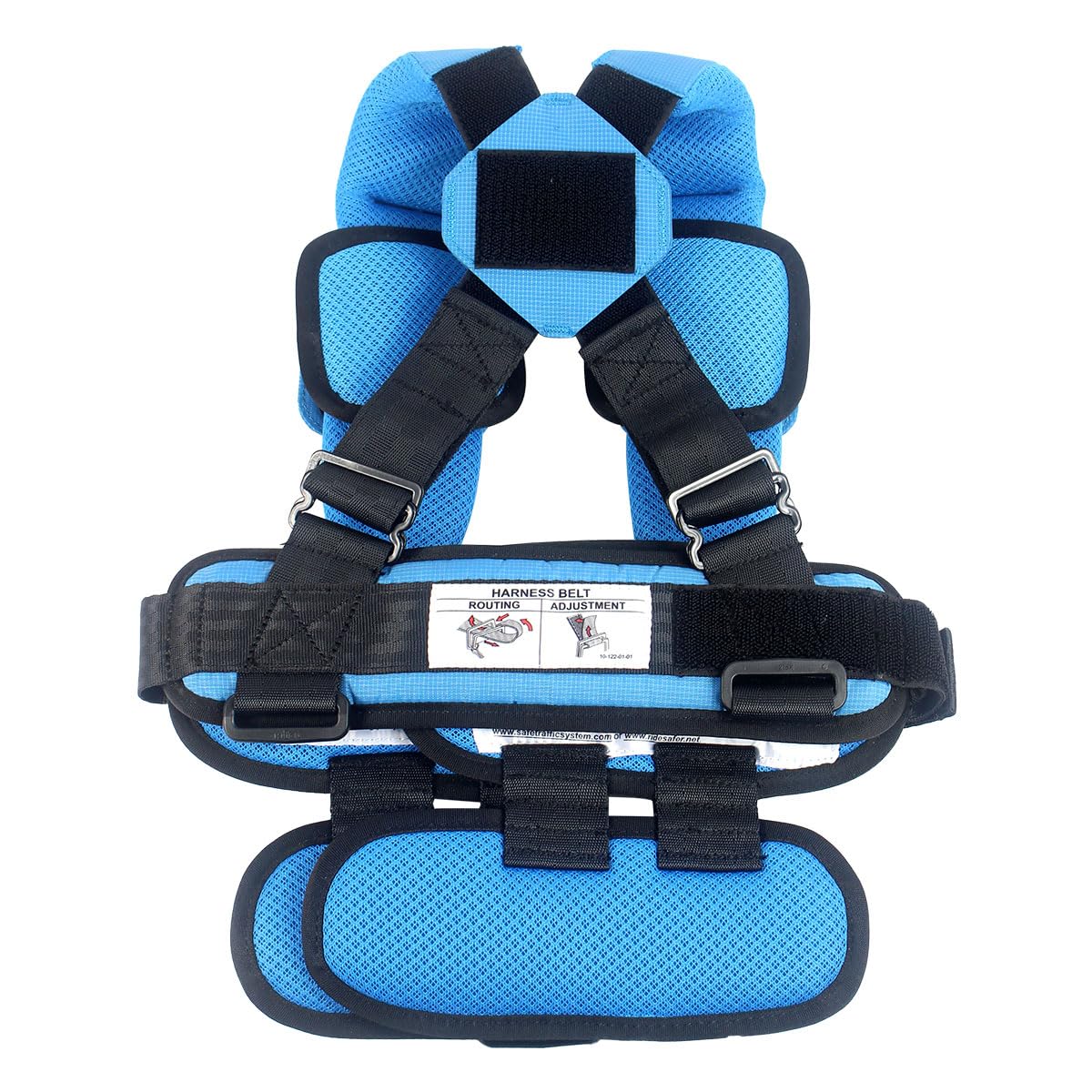 RideSafer Gen 5 - Large Blue, Lightweight, Compact, Portable Car Seat - Perfect for Travel and Everyday Child Safety