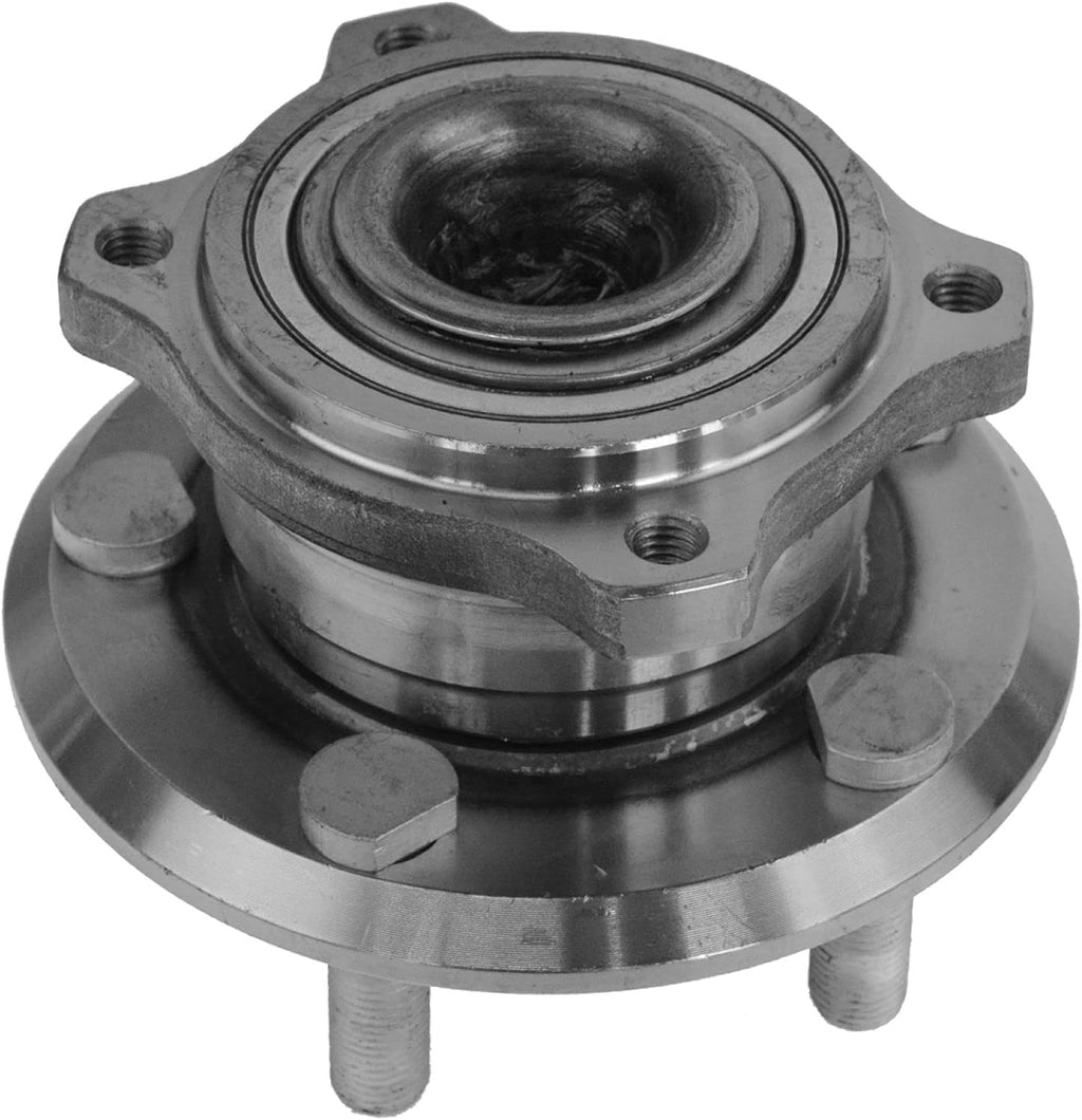 TRQ 2 Piece Front Rear Wheel Bearing & Hub Assembly Set Compatible with 2005-2009 Chrysler 300 2006-2009 Dodge Charger 2005-2008 Magnum