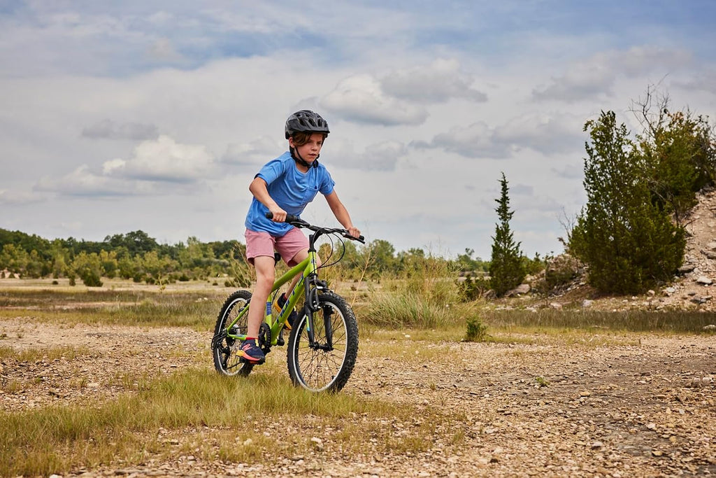 Huffy Stone Mountain Bike for Men and Women, 20'/24'/26', 6-Speed (20') or 21-Speed, Front or Dual Suspension (Varies), Multiple Colors, Adjustable Saddle, Shimano Equipped, All-Terrain Tires