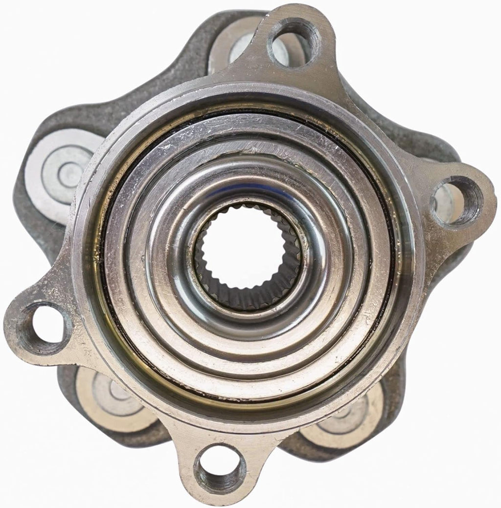 TRQ Front and Rear Wheel Bearing and Hub Assembly Set 4 Piece Compatible with 2008-2013 Nissan Rogue All Wheel Drive
