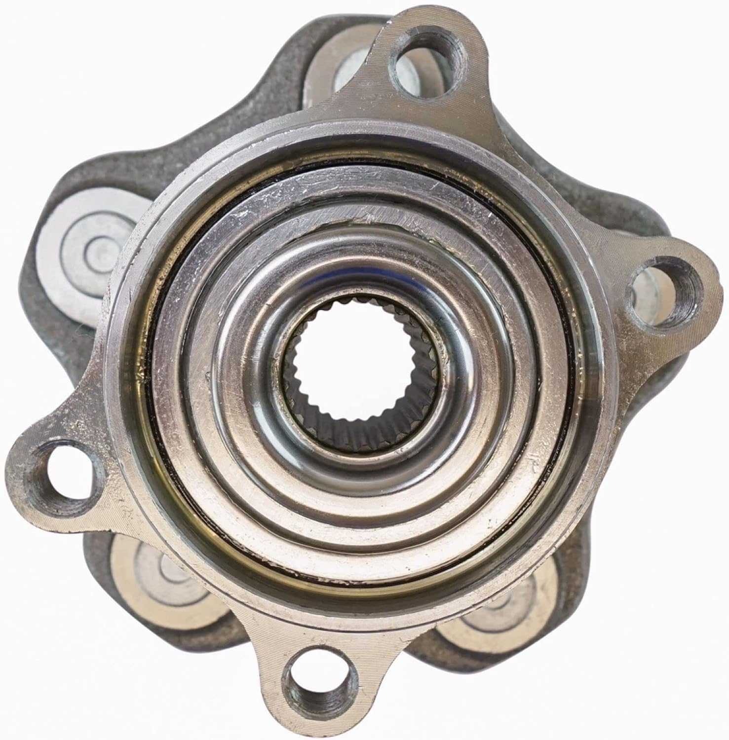 TRQ Front and Rear Wheel Bearing and Hub Assembly Set 4 Piece Compatible with 2008-2013 Nissan Rogue All Wheel Drive