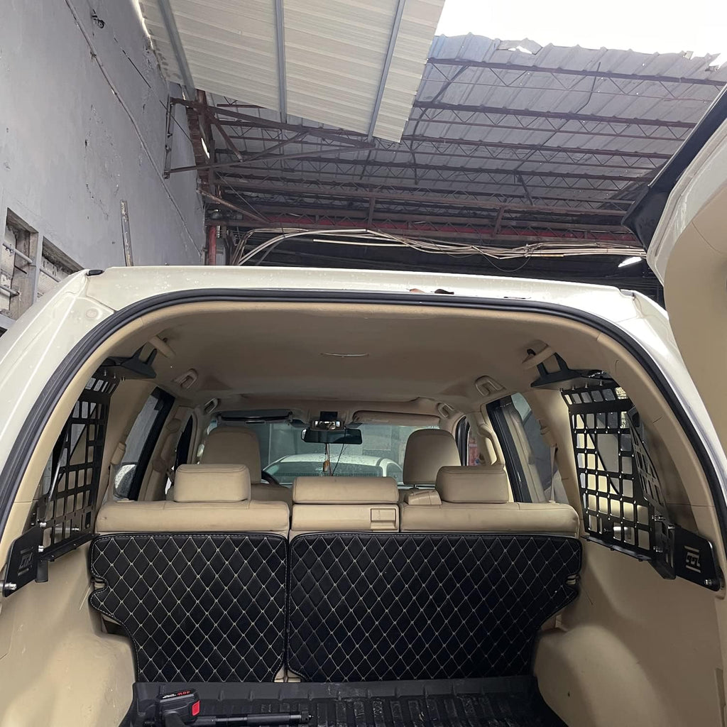 ITrims Car Trunk Organizer for Toyota Prado J150 / Lexus GX460 2010-2024 Accessories Modular Storage Molle Panel Shelf Rear Trunk Luggage Carrier Hanging Boards(No Speaker)
