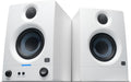 PreSonus Eris 3.5 Studio Monitors (White), Pair — 3.5' Inch Powered Bookshelf Speakers, Stereo, Desktop Computer, Near Field Music Production, Audio Mixing Recording