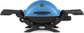Weber Q1200 Liquid Propane Portable Gas Grill, Blue – 1‑Burner Travel and Camping Grill with Cast‑Iron Grates & Electronic Ignition (8,500 BTU Burner)