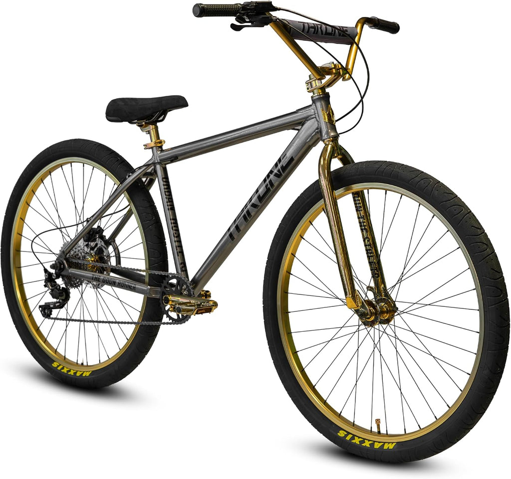 Throne Cycles Goon 29er, DA Goon BMX Bike 24', 26', 27.5', 29' – Single Speed, Single Speed with Disk Brake & 10-Speed Options