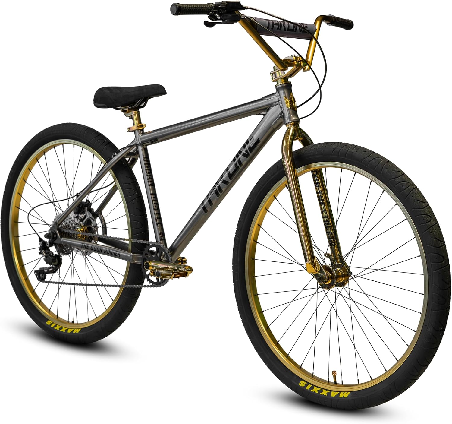Throne Cycles Goon 29er, DA Goon BMX Bike 24', 26', 27.5', 29' – Single Speed, Single Speed with Disk Brake & 10-Speed Options