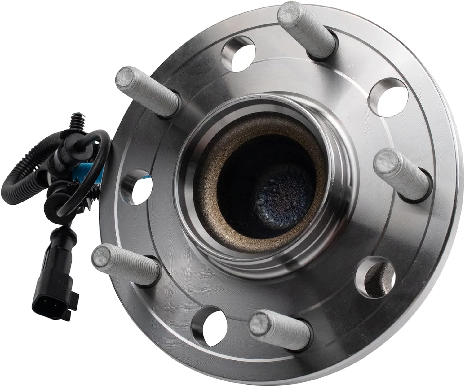 TRQ Rear Driver and Passenger Side Wheel Bearing and Hub Assembly Set 2 Piece Compatible with 2017-2019 Chrysler Pacifica Van Without Adaptive Cruise Control
