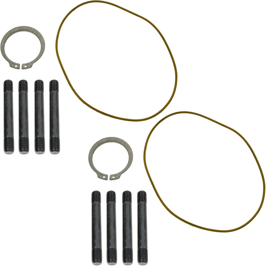 TRQ Front Left and Right Wheel Bearing and Hub Assembly Set 2 Piece Compatible with 05-10 Ford F-250 Super Duty 4WD 05-10 F-350 Super Duty 4WD 10 F-450 Super Duty 4WD 10 F-550 Super Duty 4WD