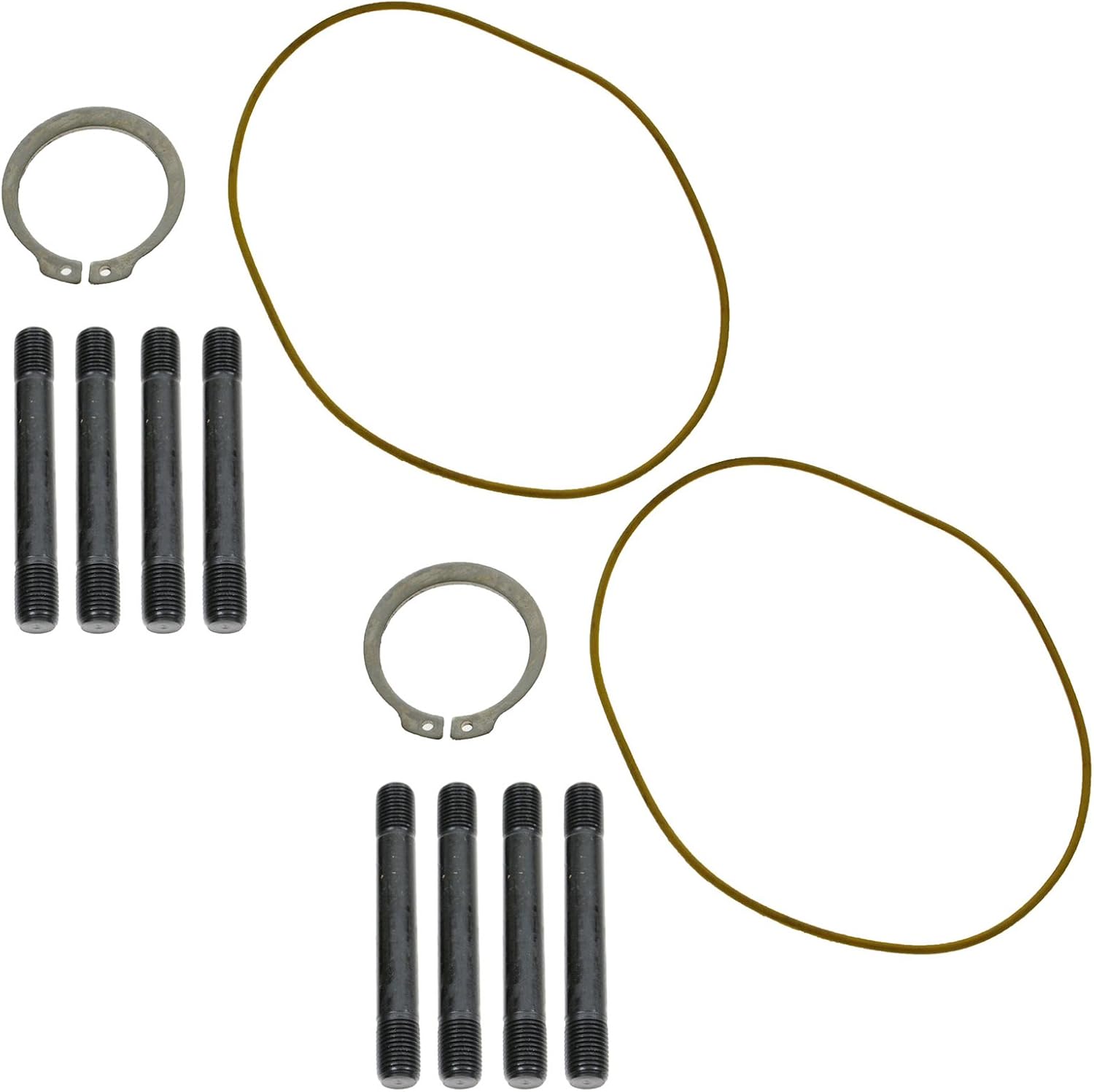 TRQ Front Left and Right Wheel Bearing and Hub Assembly Set 2 Piece Compatible with 05-10 Ford F-250 Super Duty 4WD 05-10 F-350 Super Duty 4WD 10 F-450 Super Duty 4WD 10 F-550 Super Duty 4WD