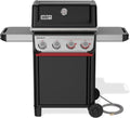 Weber Spirit E-425 Natural Gas Grill for Outdoor Cooking and BBQ, 4 Burner, Black – Porcelain-Enameled Cast-Iron Grates 2 Boost Burners & Sear Zone