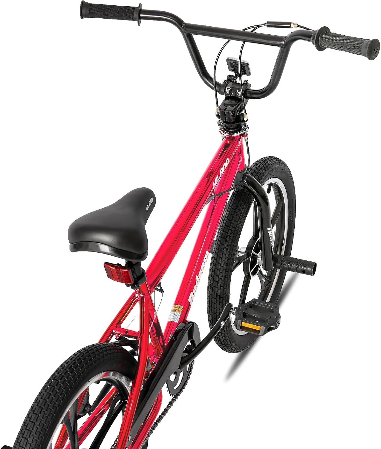 Hiland 20 Inch 3 5 Spoke Kids BMX Bike for Boys Girls Ages 5-12, 360 Degree Rotor Freestyle, 4 Pegs Single Speed Kid's BMX Bicycle, Multiple Colors