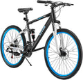 VEVOR Mountain Bike for Men/Women, 20'/26'/29' Sizes, 7/21/24 Speed Twist Shifting, Front or Dual Suspension, Dual Disc Brakes, Comfort Saddle, Sleek Colors