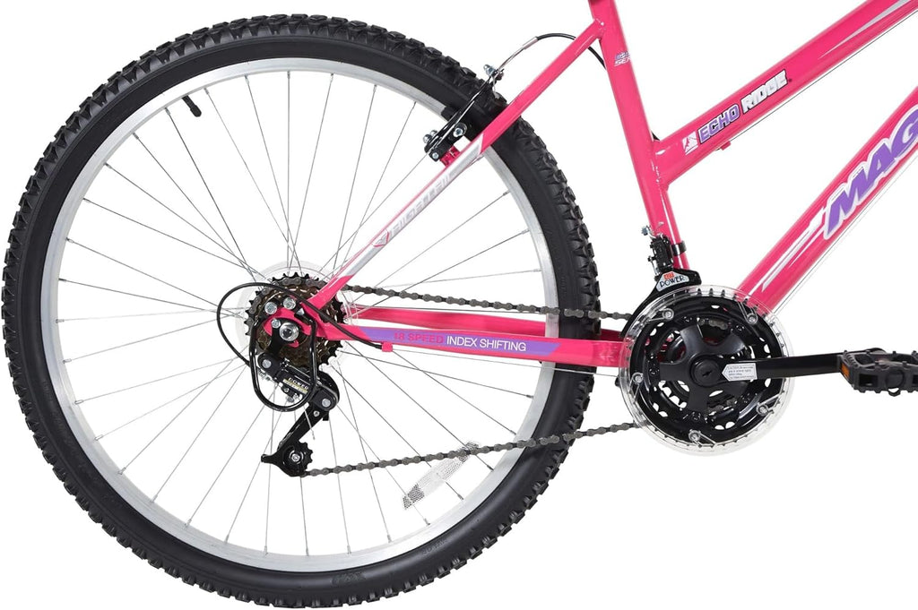 Dynacraft Magna Echo Ridge Mountain Bike – Rugged and Durable Design, Perfect for Teens and Adults Learning to Ride, Sturdy and Easy to Assemble, Ideal for Adventurers