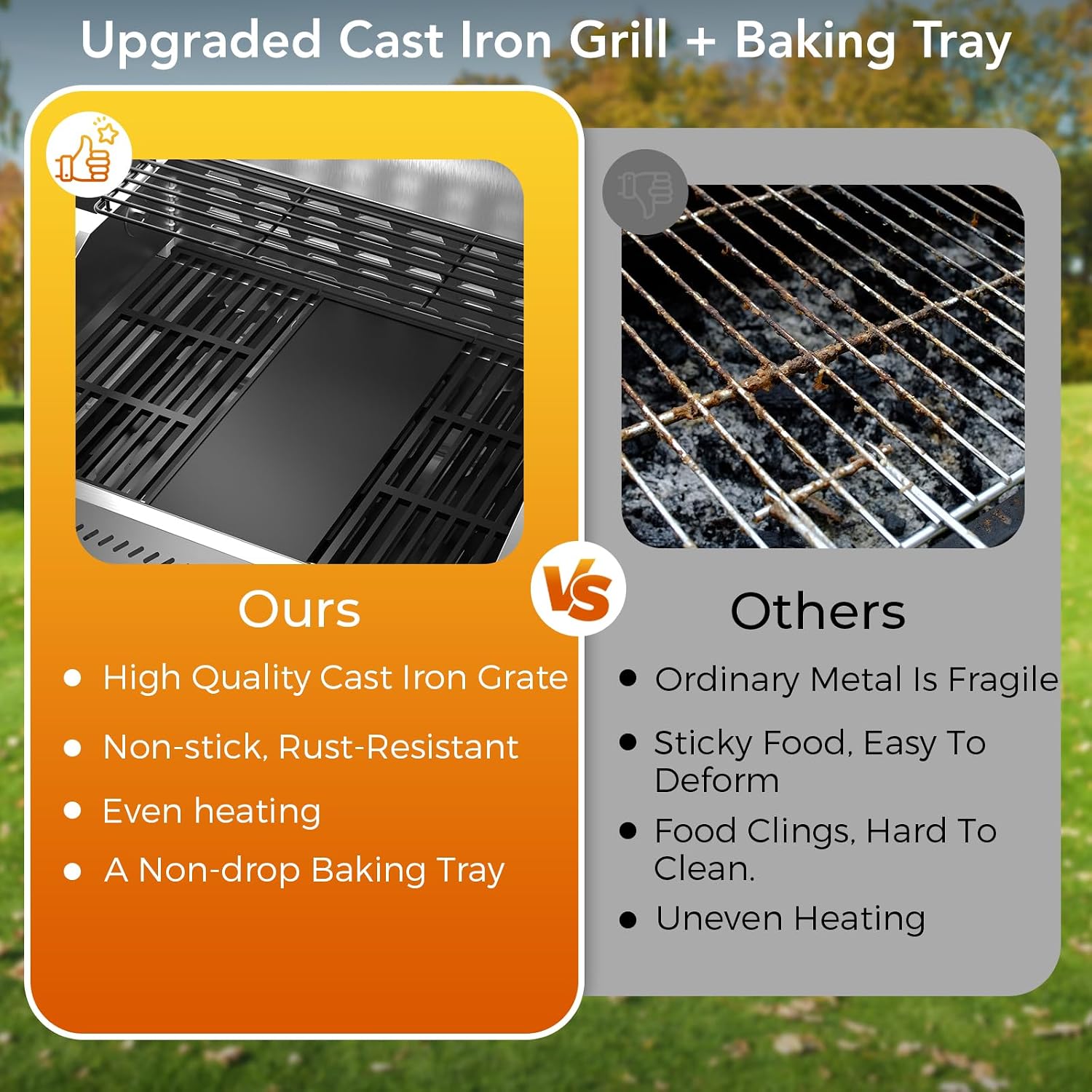 Electactic G41 Pro Gas Grill,Heavy-Duty Stainless Steel BBQ Grill,4 Burner Gas Grill with Side Burner,42000 BTU Propane Grill for Outdoor Cooking,Barbecue,Garden and Patio Backyard