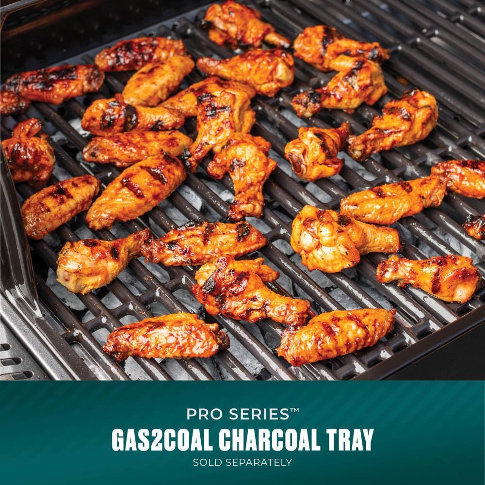 Charbroil Pro Series with Amplifire Infrared Technology 2-Burner Propane Gas Grill and Griddle Cabinet, Black - 463676724