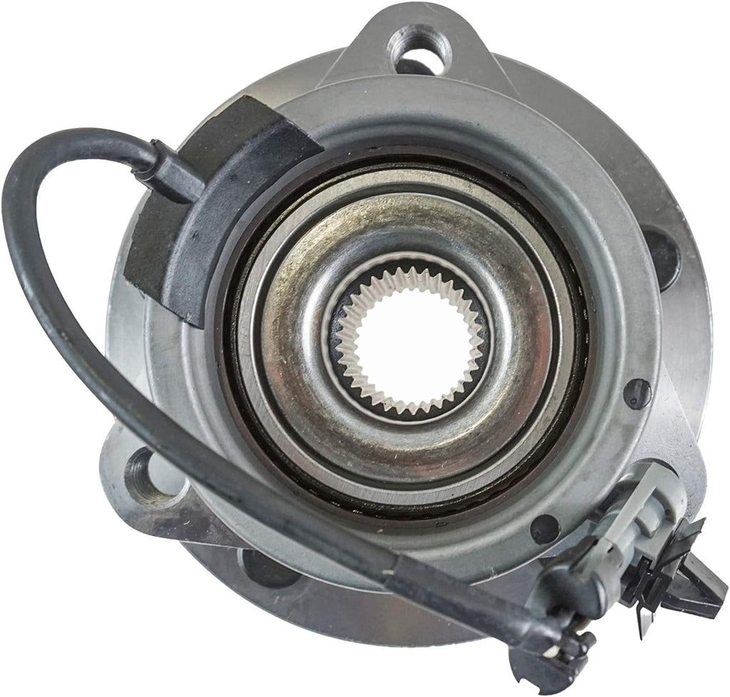 TRQ Front and Rear Wheel Bearing and Hub Assembly Set 4 Piece Compatible with 05-10 Chevrolet Cobalt LS LT 4 Wheel ABS Brakes 5 Lug Wheels 06-11 HHR LS LT 04-07 Saturn Ion 07-09 Pontiac G5