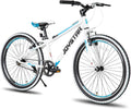 JOYSTAR Lubbock 20 24 Inch Kids Bike for Boys & Girls Ages 7-12 Years Hardtail Mountain Bike for Kids with 1-Speed/7-Speed Drivetrain, White Wall Knobby Tires, Kids' Bicycle