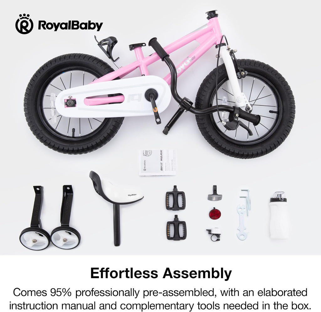RoyalBaby Kids Bike Freestyle Classic 12 14 16 18 Inch Children Bicycle for Ages 3-10 Years Toddler to Big Kids