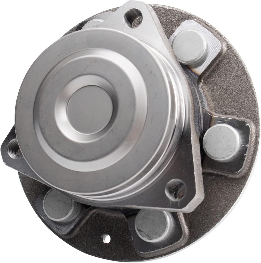 TRQ Rear Left and Right Wheel Bearing and Hub Assembly Set 2 Piece Compatible with 18-22 Buick Enclave FWD 17-22 Cadillac XT5 FWD 20-22 XT6 FWD 18-22 Chevrolet Traverse FWD 17-22 GMC Acadia FWD