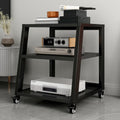 YLLFFLL Heavy Duty Stereo Rack System Cabinet with Casters, 2 3 4 5 Tier Audio Component Racks Tower Media Stereo Stand Equipment Shelf, Hi Fi Stands for Home(#2,3 Shelf)