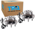 TRQ Front Left and Right Wheel Bearing and Hub Assembly 2 Piece Set Compatible with 2019-2024 Ram 2500 Ram 3500
