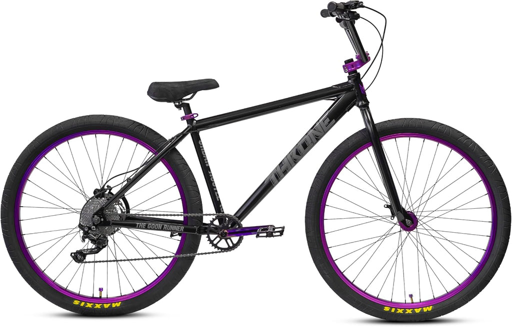 Throne Cycles Goon 29er, DA Goon BMX Bike 24', 26', 27.5', 29' – Single Speed, Single Speed with Disk Brake & 10-Speed Options