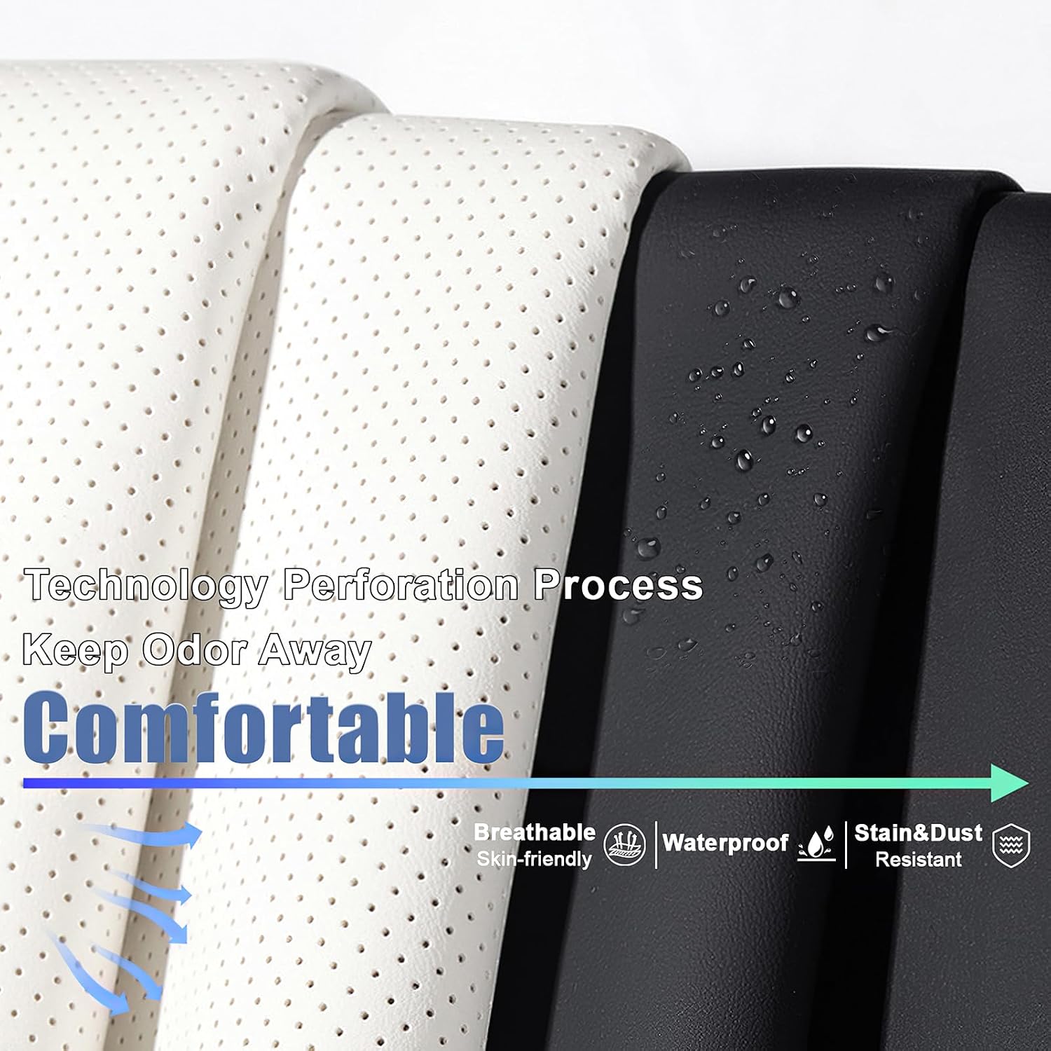 2 Seat Covers for Subaru Outback 2000-2026 Breathable Car Seat Covers,Anti-Slip Waterproof Car Seat Protectors with Airbag,Automotive Vehicle Cushion with Storage Pockets (Standard,Black)