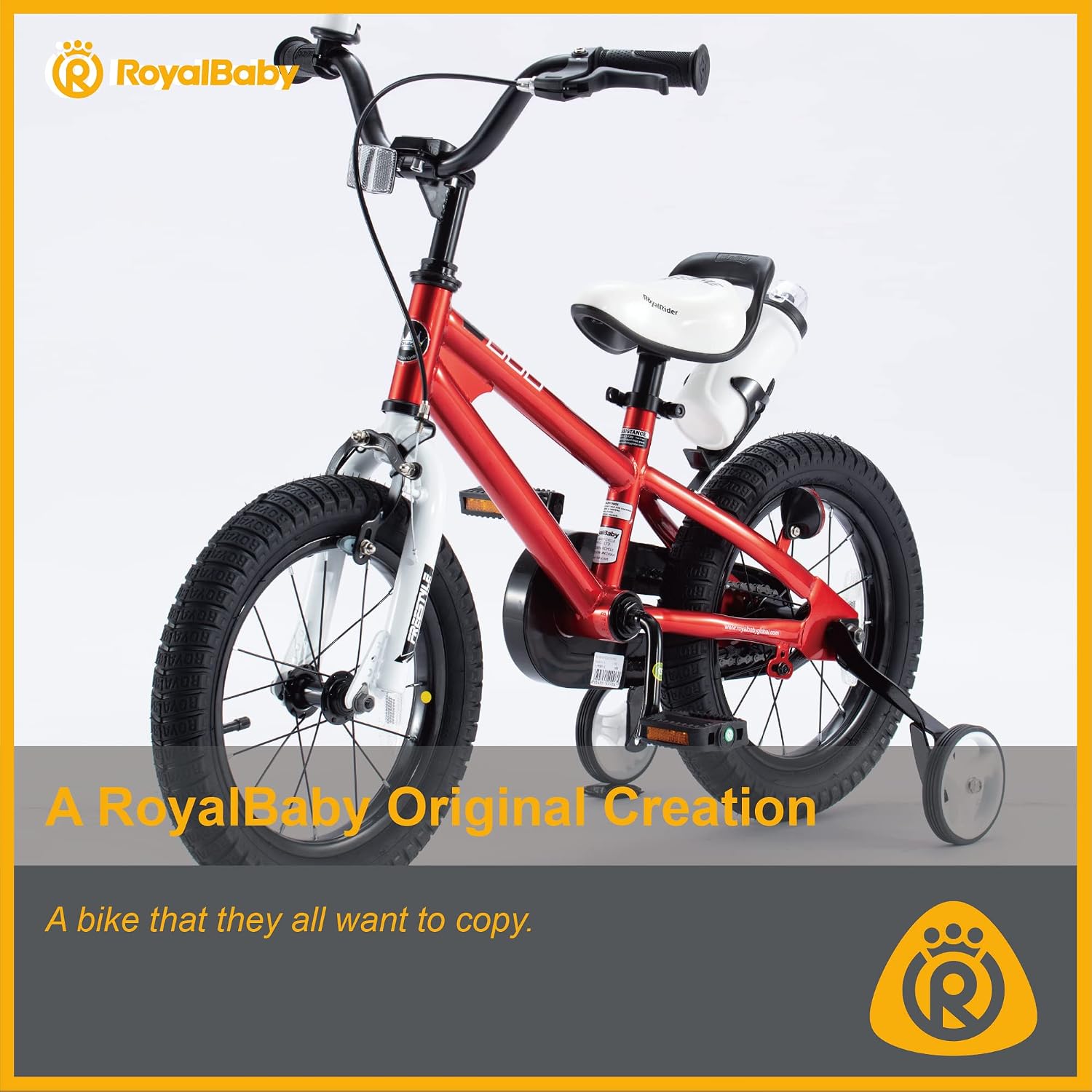 RoyalBaby Kids Bike Freestyle Classic 12 14 16 18 Inch Children Bicycle for Ages 3-10 Years Toddler to Big Kids