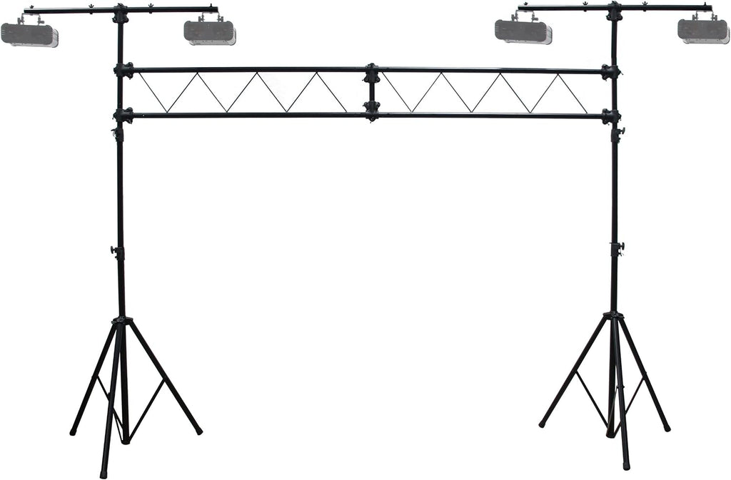Harmony Audio HA-TRUSSKIT Pro Audio DJ 10 Foot Lighting Truss Package with (2) Tripod Stands