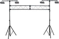 Harmony Audio HA-TRUSSKIT Pro Audio DJ 10 Foot Lighting Truss Package with (2) Tripod Stands