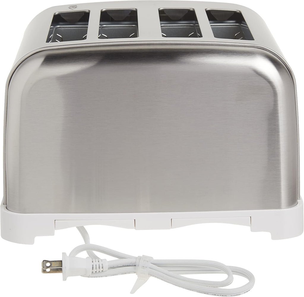 Cuisinart Air Fryer + Convection Toaster Oven, 8-1 Oven with Bake, Grill, Broil & Warm Options, Stainless Steel, TOA-70 & CPT-180WP1 4-Slice Metal Classic Toaster, White/Stainless Steel