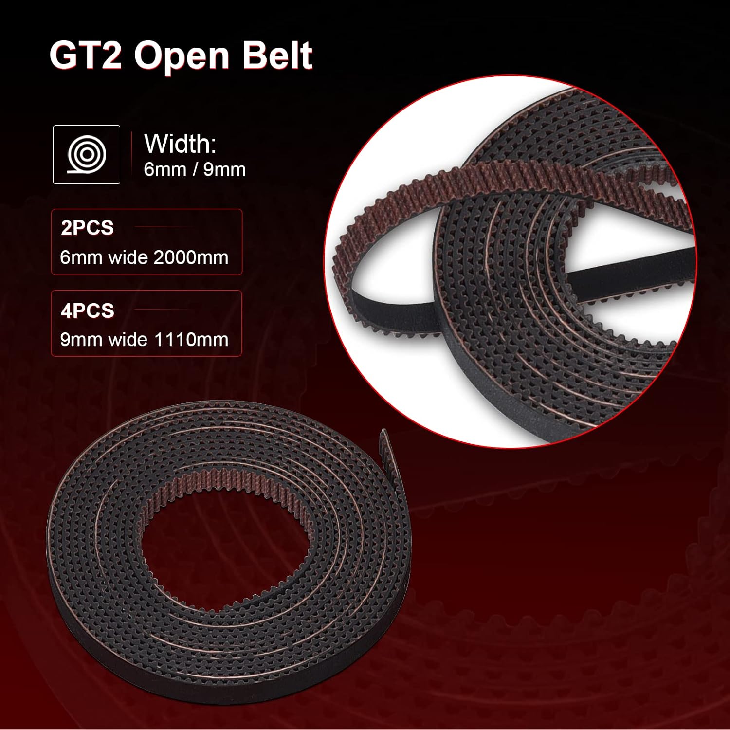 Voron 2.4 Full Set Motion Kit with GT2 Open Belt, Linear Rail MGN9H 400mm, GT2 Pulley 16T /20T/80T, Bearing, Motion 3D Printer Accessories for Voron 2.4 3D Printer Kit