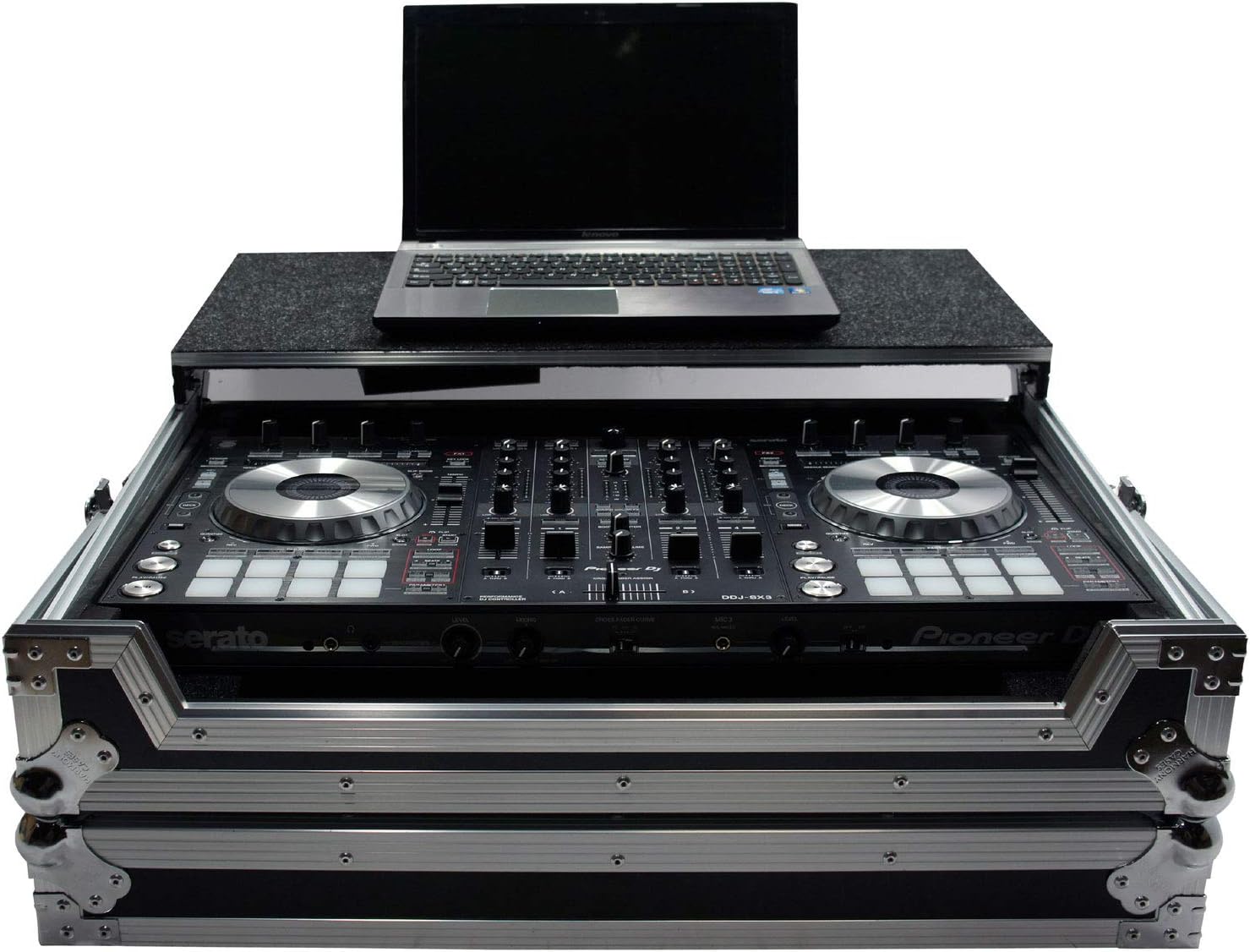 Harmony Audio HCDDJSXLT Flight Glide Laptop Stand Tray DJ Custom Case Compatible with Pioneer DDJ-SX