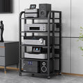 Multi-Tier Media Stand, 2/3/4 Tier Audio Rack, HiFi Component Shelf for Living Room & Studio, Sturdy Audio Cabinet (19.7x15.7x39.3in) - Perfect for Organizing Equipment