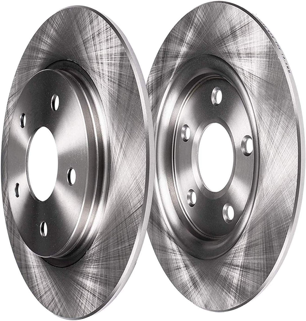 Detroit Axle - Brake Kit for 2002 2003 2004 Honda CR-V 5 LUG Disc Brake Rotors Ceramic Brakes Pads Front & Rear Replacement